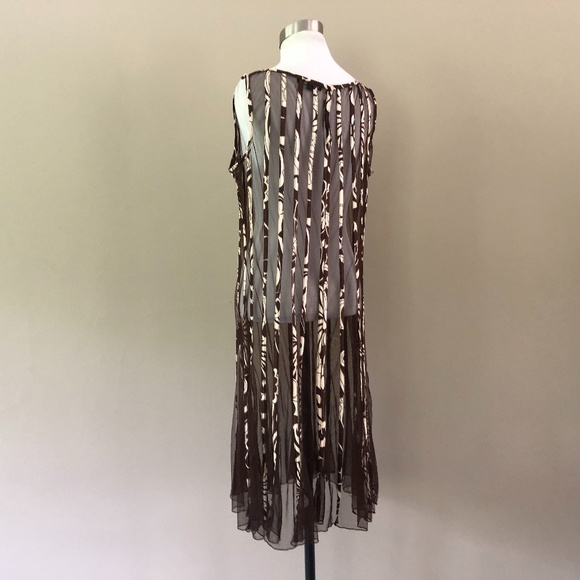 Sandra Darren Sheer (animal print detail ) Dress - Picture 7 of 8